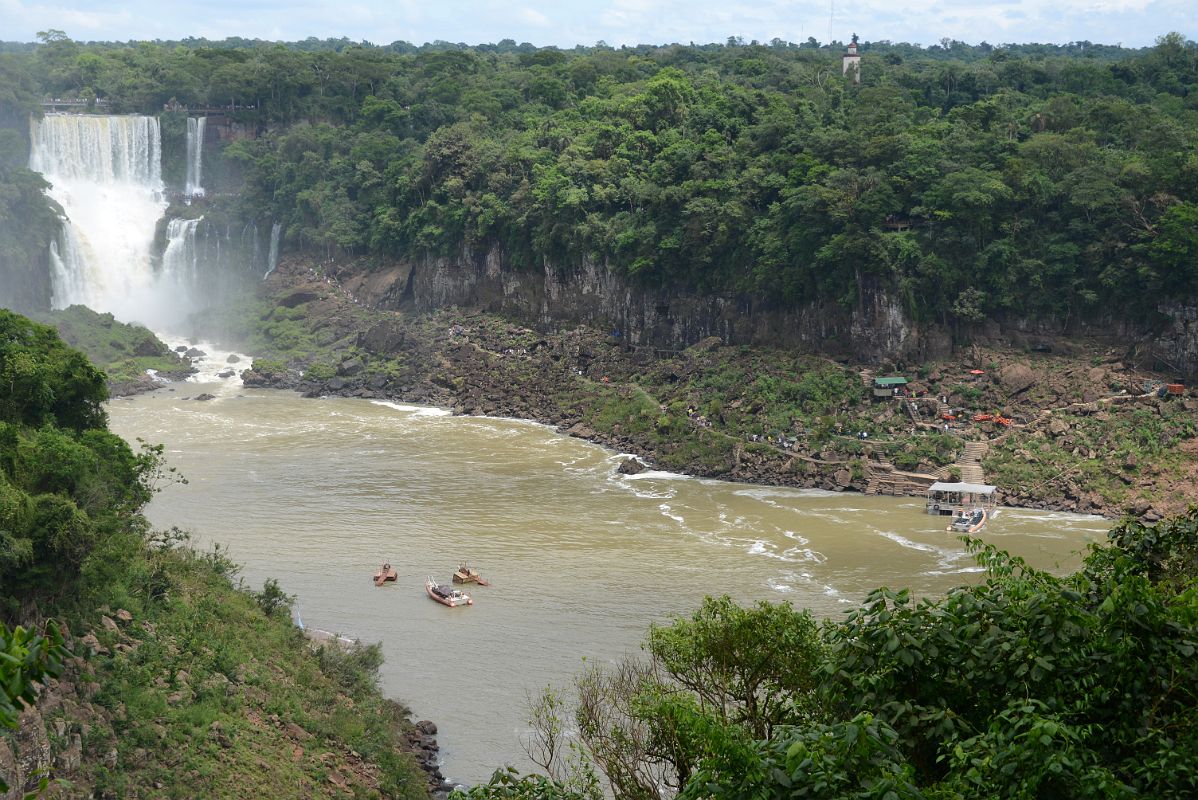 14 Argentina Tourist Boat Dock From Brazil Narrow Trail